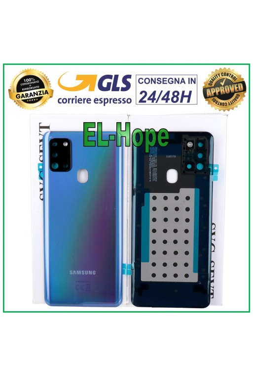 TAPA DE BATERÍA ORIGINAL SAMSUNG GALAXY A21S SM-A217 TAPA TRASERA AZUL