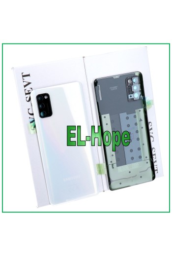 TAPA DE BATERÍA ORIGINAL SAMSUNG GALAXY A41 SM-A415 TAPA TRASERA BLANCA