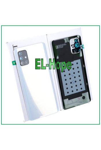 TAPA DE BATERÍA ORIGINAL SAMSUNG GALAXY A71 SM-A715 TAPA TRASERA BLANCA