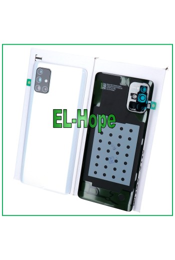 TAPA DE BATERÍA ORIGINAL SAMSUNG GALAXY A71 SM-A715 TAPA TRASERA BLANCA