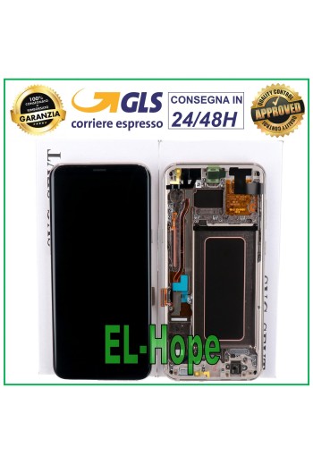 MARCO ORIGINAL PANTALLA LCD SAMSUNG GALAXY S8 PLUS SM-G955 PANTALLA TÁCTIL DORADO DORADO