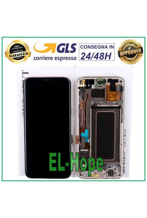MARCO ORIGINAL PANTALLA LCD SAMSUNG GALAXY S8 PLUS SM-G955 PANTALLA TÁCTIL DORADO DORADO