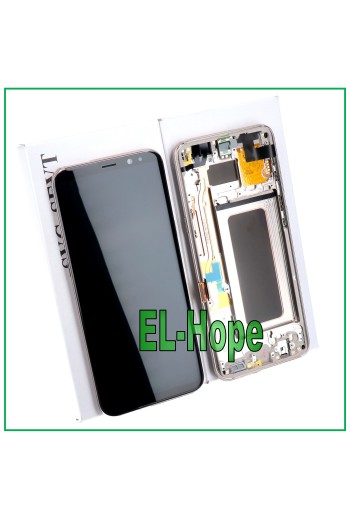 MARCO ORIGINAL PANTALLA LCD SAMSUNG GALAXY S8 PLUS SM-G955 PANTALLA TÁCTIL DORADO DORADO