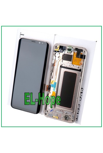 MARCO ORIGINAL PANTALLA LCD SAMSUNG GALAXY S8 PLUS SM-G955 PANTALLA TÁCTIL DORADO DORADO
