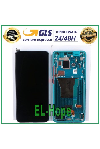 MARCO DE PANTALLA LCD ORIGINAL XIAOMI POCO F2 PRO M2004J11G CRISTAL TÁCTIL VERDE VERDE