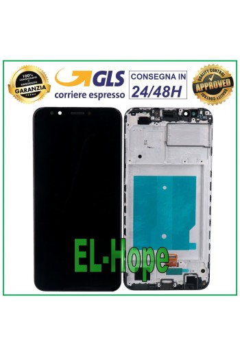 MARCO DE PANTALLA LCD PARA HUAWEI Y7 2018 LDN-L01 PRIME PANTALLA TÁCTIL DE VIDRIO 