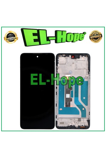 PANTALLA LCD OLED + MARCO PARA MOTOROLA MOTO EDGE 20 LITE PANTALLA TÁCTIL CRISTAL NEGRO