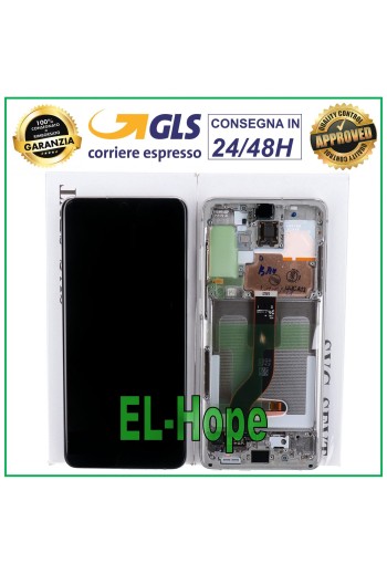 MARCO ORIGINAL PANTALLA LCD SAMSUNG GALAXY S20 PLUS SM-G985 G986 5G TÁCTIL BLANCO