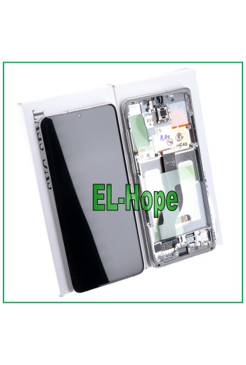 MARCO ORIGINAL PANTALLA LCD SAMSUNG GALAXY S20 PLUS SM-G985 G986 5G TÁCTIL BLANCO