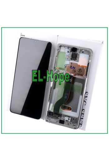 MARCO ORIGINAL PANTALLA LCD SAMSUNG GALAXY S20 PLUS SM-G985 G986 5G TÁCTIL BLANCO