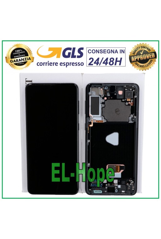 MARCO ORIGINAL PANTALLA LCD SAMSUNG GALAXY S21+ PLUS SM-G996 PANTALLA TÁCTIL NEGRA