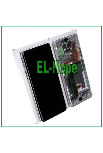 MARCO ORIGINAL PANTALLA LCD SAMSUNG GALAXY S20 ULTRA SM-G988 PANTALLA TÁCTIL BLANCA