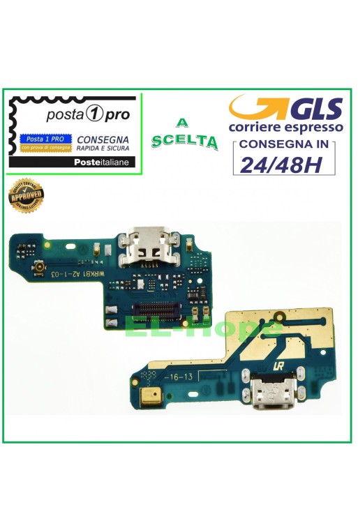 CONECTOR DE CARGA ASUS ZENFONE MAX PLUS M1 ZB570TL MICRÓFONO FLAT DOCK CARGA