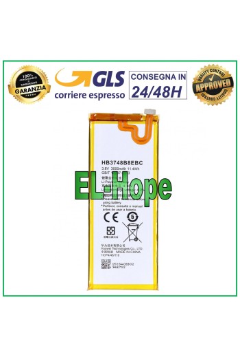 BATERÍA HB3748B8EBC PARA HUAWEI ASCEND G7 / G7-L01 L03 3000 mAh IGUAL A LA ORIGINAL
