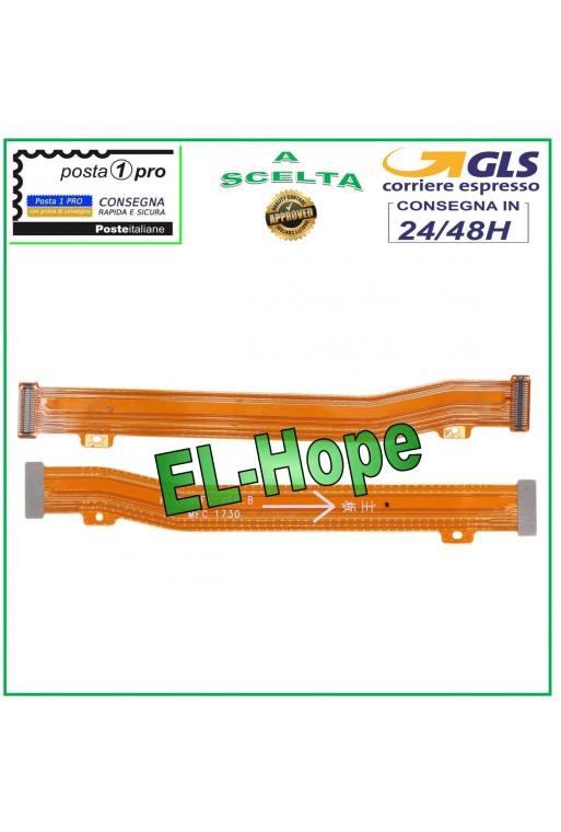 Conector de carga de placa base plana flexible para Huawei P10 Lite WAS-LX1