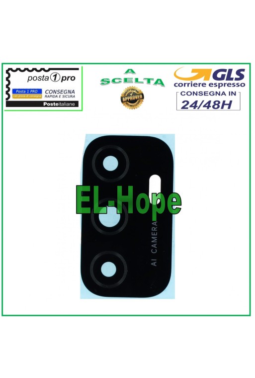 PEGATINA PARA LENTE DE CÁMARA TRASERA DE VIDRIO OPPO A53 A53S