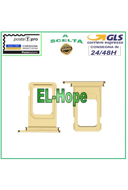 COMPARTIMENTO PARA CARTUCHO DE RANURA SOPORTE PARA TARJETA NANO SIM CARCASA PARA TARJETA DORADA PARA APPLE IPHONE 11