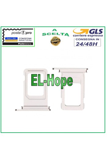 COMPARTIMENTO PARA CARTUCHO DE RANURA SOPORTE PARA TARJETA NANO SIM APPLE IPHONE 11 CARCASA DE TARJETA BLANCA