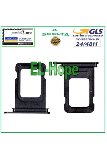 COMPARTIMENTO PARA CARRITO DE RANURA SOPORTE PARA TARJETA NANO SIM APPLE IPHONE 11 PRO NEGRO
