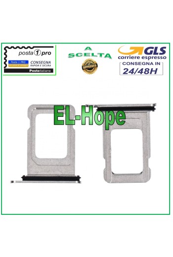 COMPARTIMENTO PARA CARTUCHO DE RANURA SOPORTE PARA NANO SIM APPLE IPHONE 11 PRO CARCASA PARA TARJETA PLATEADA