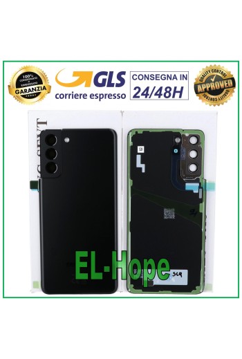 TAPA TRASERA DE BATERÍA ORIGINAL SAMSUNG GALAXY S21 PLUS SM-G996 NEGRA