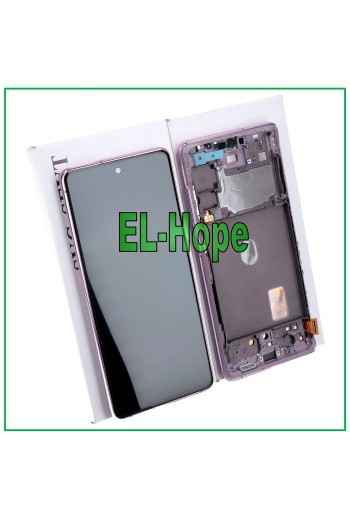 MARCO DE PANTALLA LCD ORIGINAL SAMSUNG GALAXY S20 FE SM-G780F TÁCTIL LAVANDA MORADO