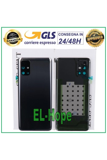 TAPA DE BATERÍA ORIGINAL SAMSUNG GALAXY M31S SM-M317 TAPA TRASERA NEGRA