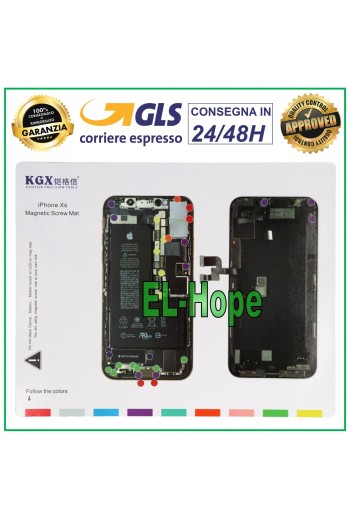ALFOMBRILLA MAGNÉTICA PARA TORNILLOS ILUSTRADA PARA DESMONTAR TORNILLOS DE APPLE IPHONE XS