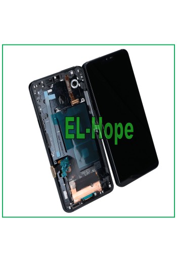 PANTALLA LCD + MARCO PARA LG G7 ONE G7-FIT LMQ850EM PANTALLA TÁCTIL NEGRA
