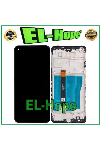 PANTALLA LCD + MARCO PARA LG K51S LMK510EMW LMX510 PANTALLA TÁCTIL CRISTAL NEGRO