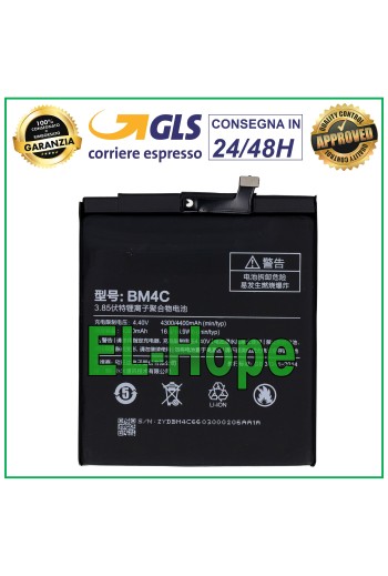 BATERIA ORIGINAL BM4C PARA XIAOMI MI MIX 4400 mAh 4.40V BATERIA BATERIA