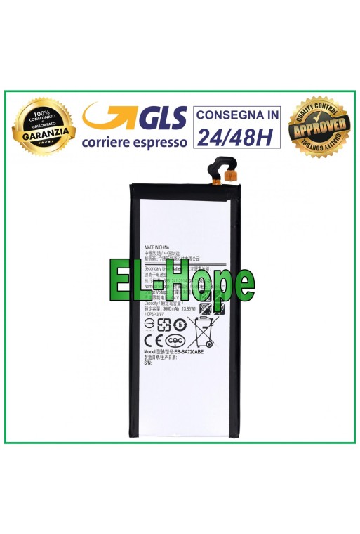 Batería EB-BA720ABE para Samsung Galaxy A7 2017 SM-A720 F/FN 3600 mAh