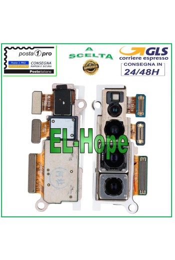 CÁMARA TRASERA PARA SAMSUNG GALAXY S10 5G SM-G977B MÓDULO DE CÁMARA FLEXIBLE PLANA