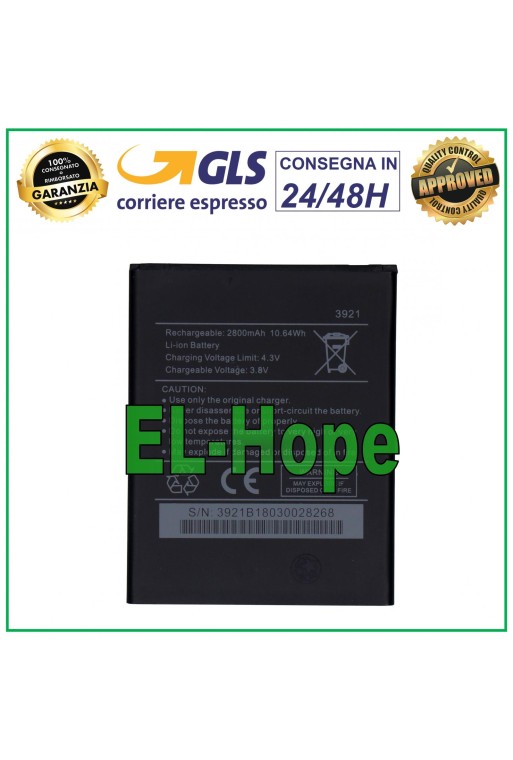BATERÍA 1ICP5/58/73 PARA WIKO LENNY 5 - BATERÍA ROBBY 2 2800 mAh