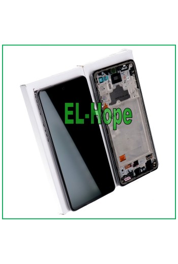 PANTALLA LCD + TÁCTIL 100% ORIGINAL SAMSUNG GALAXY A72 SM A725 A726 MARCO NEGRO