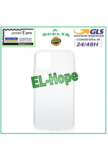 FUNDA PROTECTORA TRANSPARENTE PARA APPLE IPHONE 11 BUMPER TPU GEL
