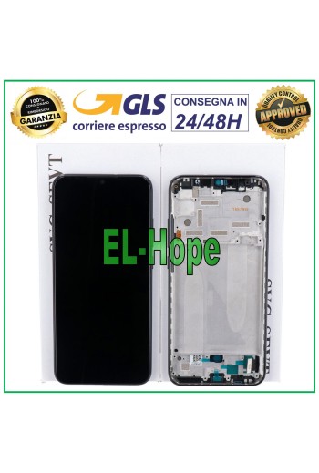 PANTALLA LCD ORIGINAL + MARCO XIAOMI MI A3 M1906F9 / Mi CC9E PANTALLA TÁCTIL NEGRA