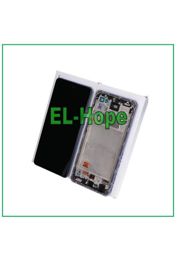 PANTALLA LCD ORIGINAL SERVICIO SAMSUNG GALAXY A72 SM A725 A726 MARCO TÁCTIL MORADO