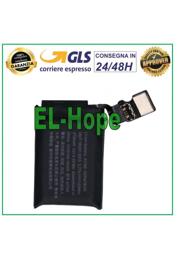 BATERÍA PARA APPLE WATCH SERIES 2 GENERACIÓN 38 mm IWATCH BATERÍA A1760 273 mAh