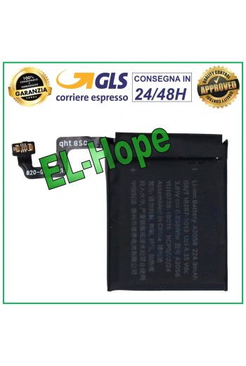 BATERÍA PARA APPLE WATCH SERIES 4 GENERACIÓN A1977 40 mm BATERÍA A2058 224.9 mAh