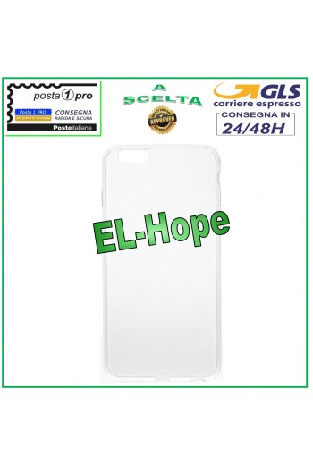 FUNDA PROTECTORA TRANSPARENTE PARA APPLE IPHONE 6 PLUS BUMPER TPU