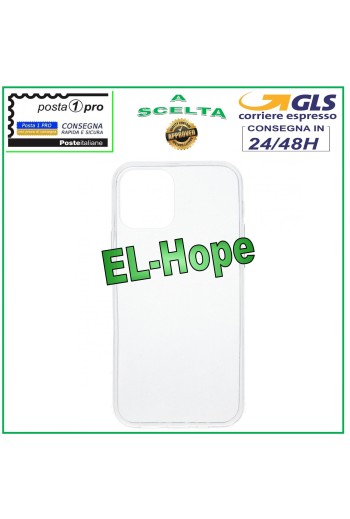 FUNDA PROTECTORA TRANSPARENTE PARA APPLE IPHONE 12 BUMPER TPU GEL