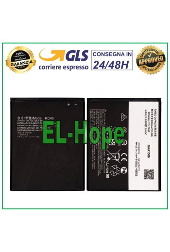 Batería KC40 para Motorola Moto E6 Plus / E6S 1/CP4/60/74 3000 mAh