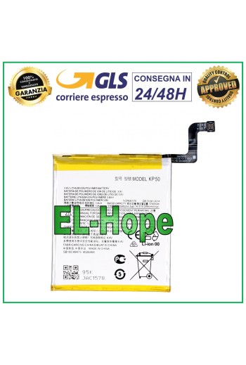 Batería KP50 para Motorola Moto One Zoom XT2010, 4000 mAh