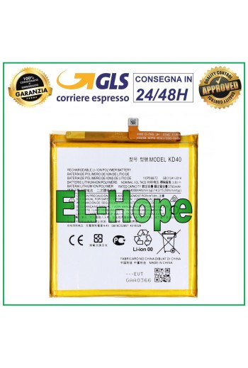 Batería KD40 para Motorola Moto G8 Plus XT2019, 4000 mAh