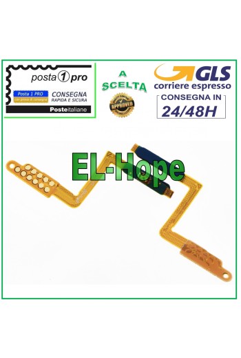 TECLA FLEXIBLE PLANA ENCENDIDO/APAGADO SAMSUNG GALAXY A7 2018 SM-A750F NEGRO