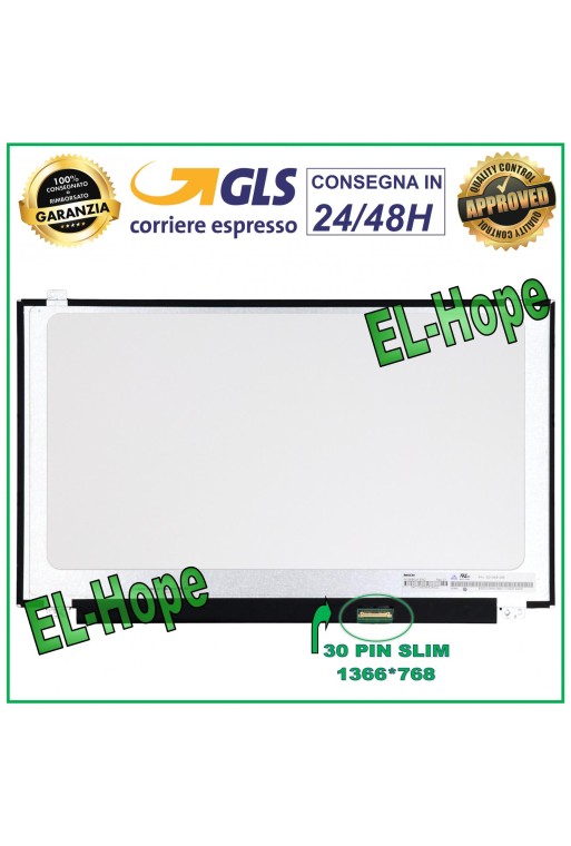 PANTALLA N156BGA-EA2 PORTÁTIL LCD DE 15,6 30 PINES SLIM 1366*768 HD LED