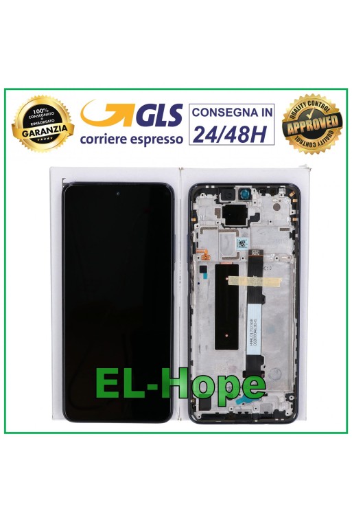 PANTALLA LCD TÁCTIL ORIGINAL XIAOMI Mi 10T LITE M2007J17G MARCO DE CRISTAL AZUL