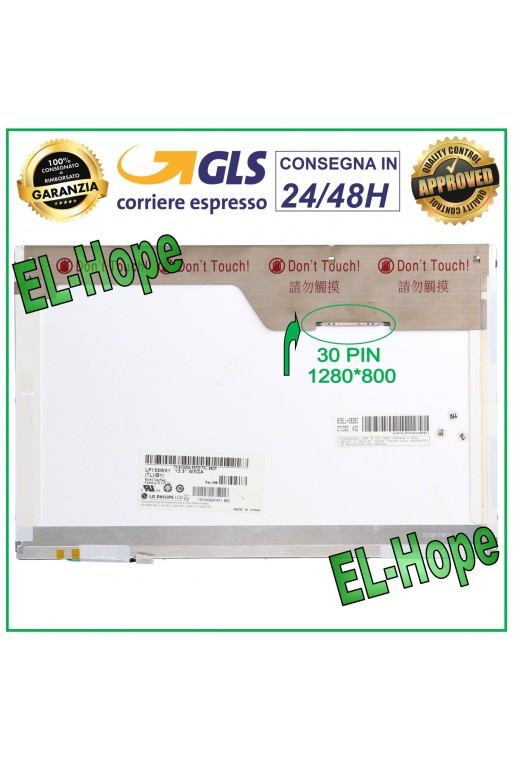 PANTALLA LP133WX1 (TL) (B1) PORTÁTIL LCD DE 13,3 30 PINES 1280*800 HD CCFL