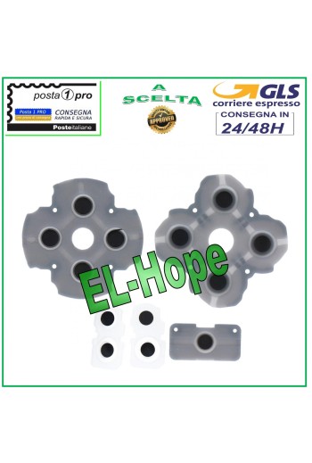 JUEGO DE BOTONES DE GOMA INTERNOS PARA MANDO PS5 JOYPAD DE GOMA PLAYSTATION 5